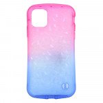 Wholesale iPhone 11 (6.1in) Air Cushioned Grip Crystal Case (Red Blue)